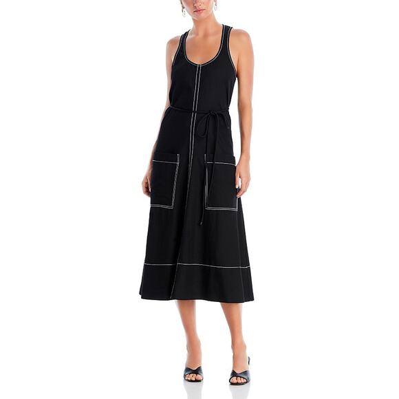 PROENZA SCHOULER White Label Lucy Dress Black - XS - Picture 1 of 6